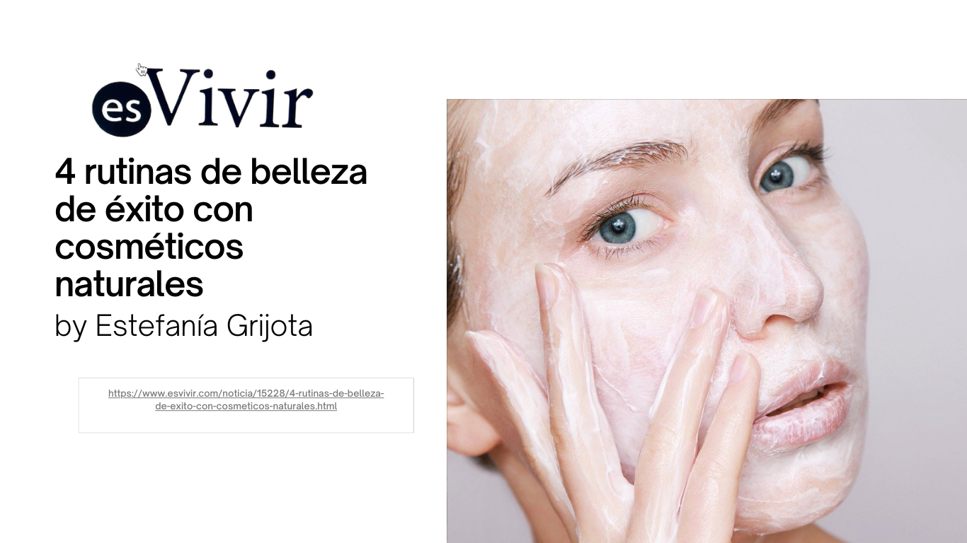 4 rutinas de belleza de éxito con cosméticos naturales