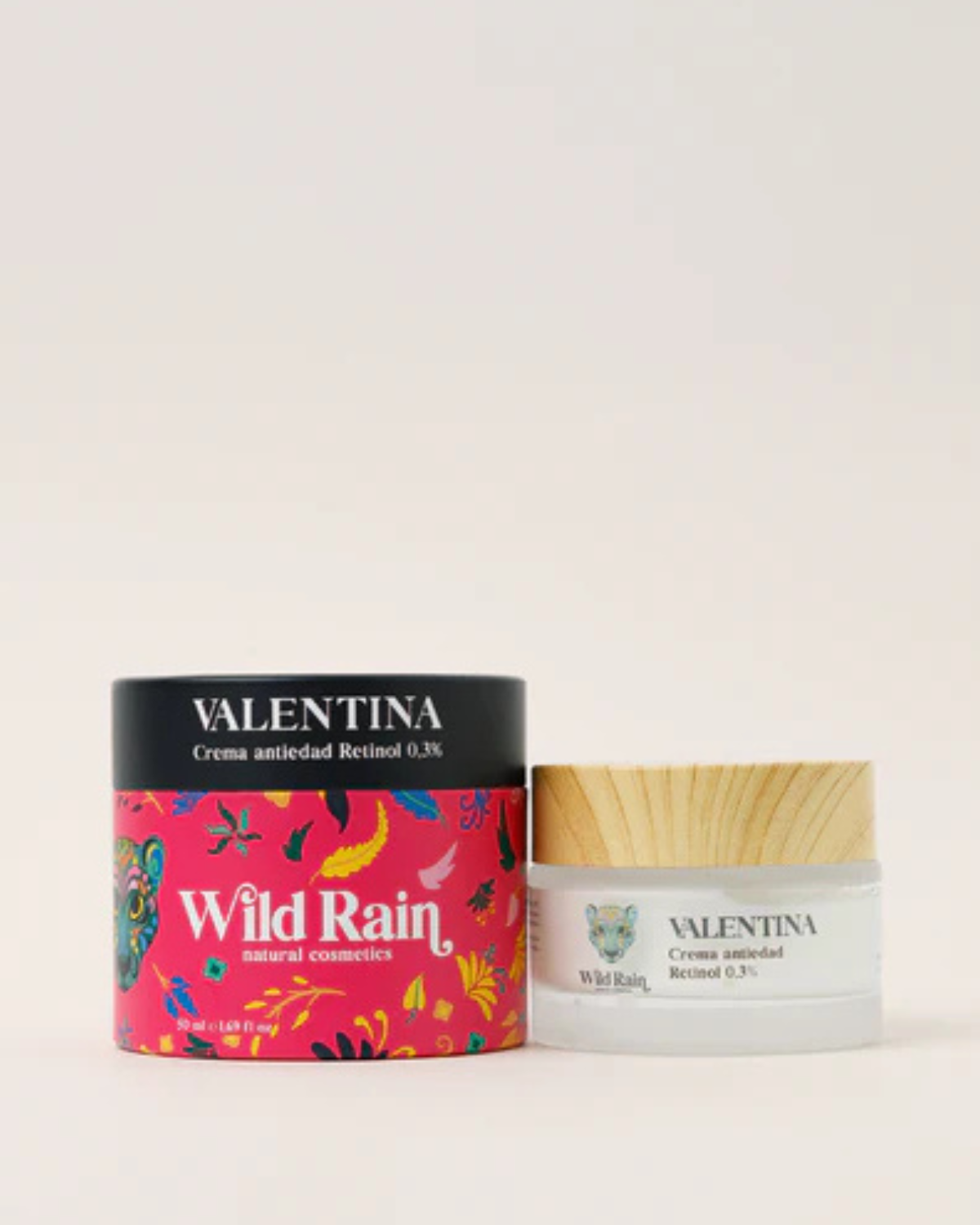Crema facial de Retinol 0,3% Antiedad para Arrugas, Manchas y Textura de la Piel, VALENTINA