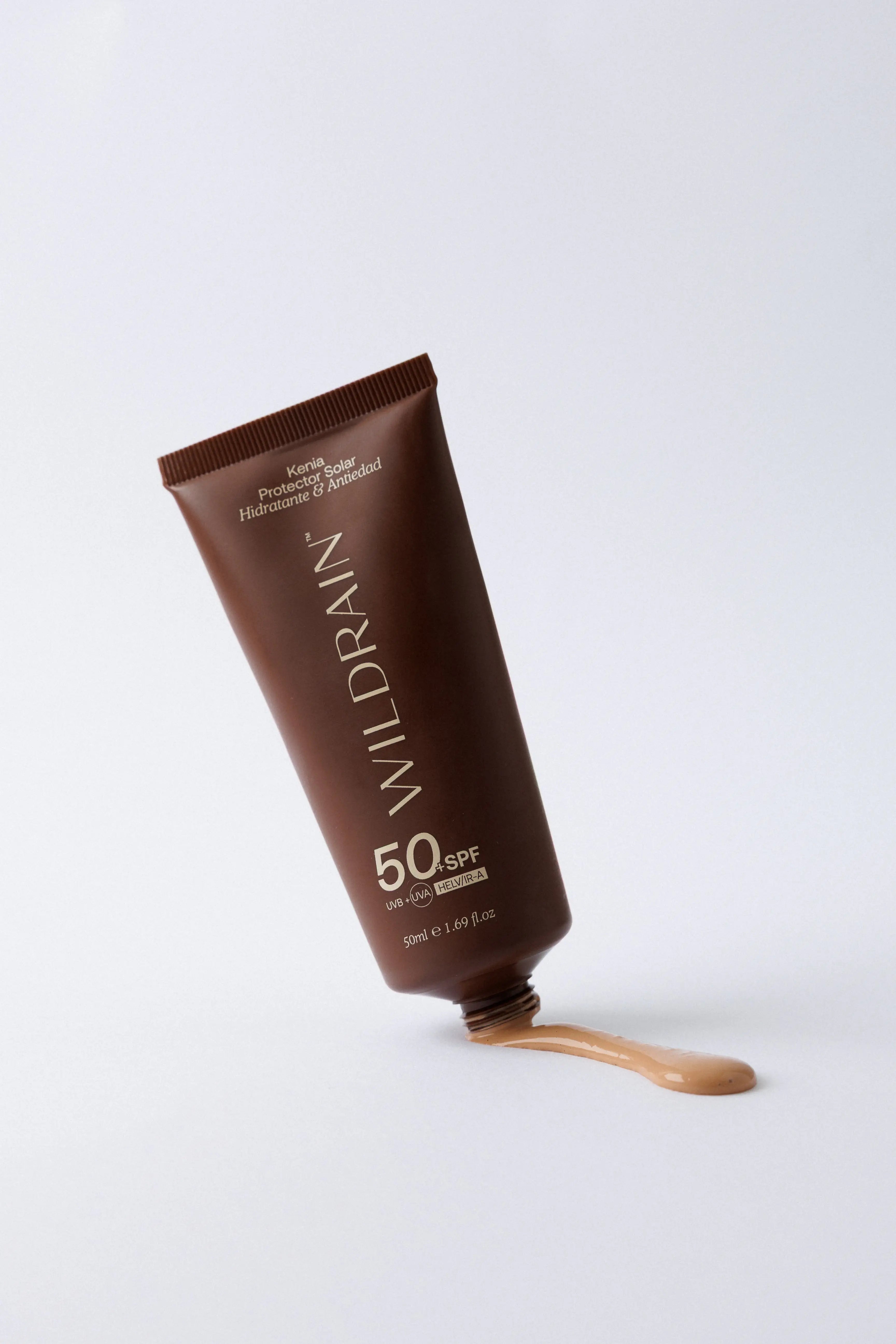 Kenia SPF 50+ | Fluido solar antiedad | Wild Rain Cosmetics