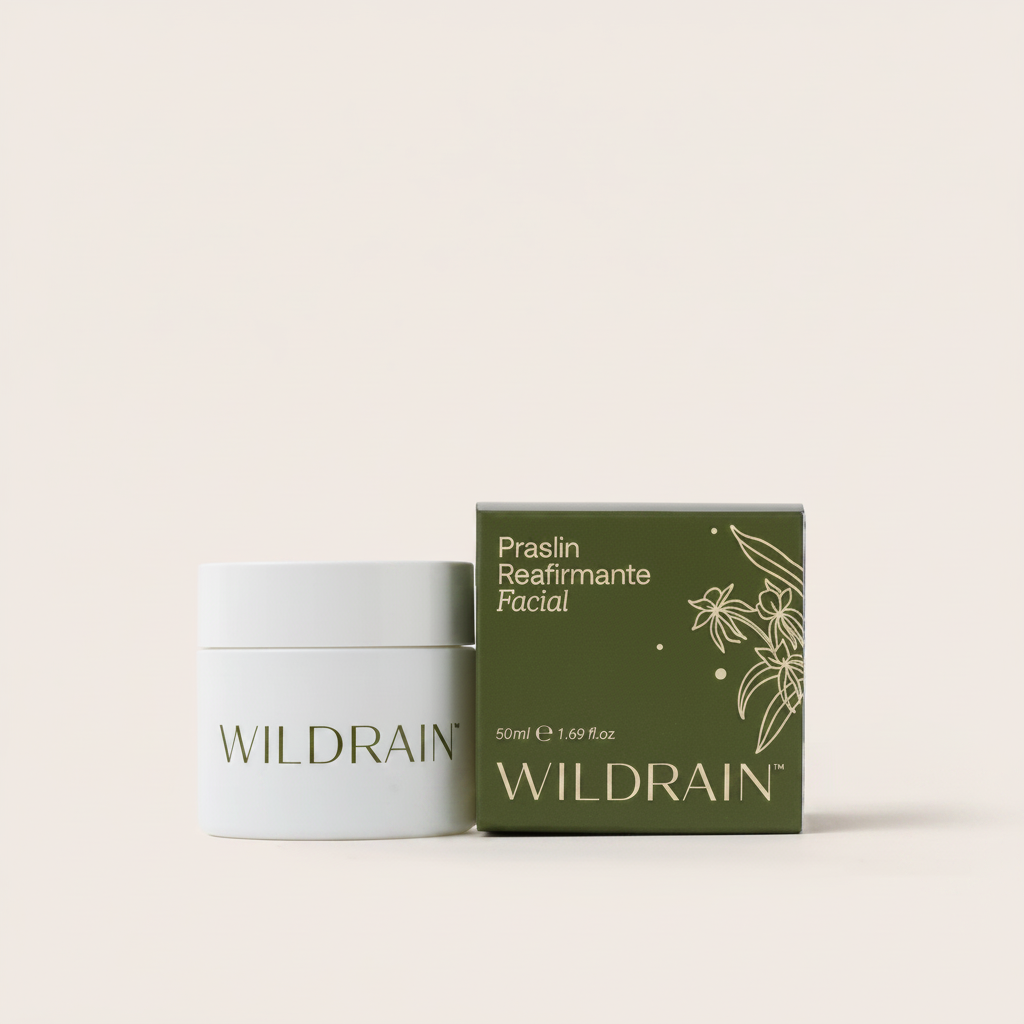 Praslin Reafirmante Facial – creatividad minimalista para Meta