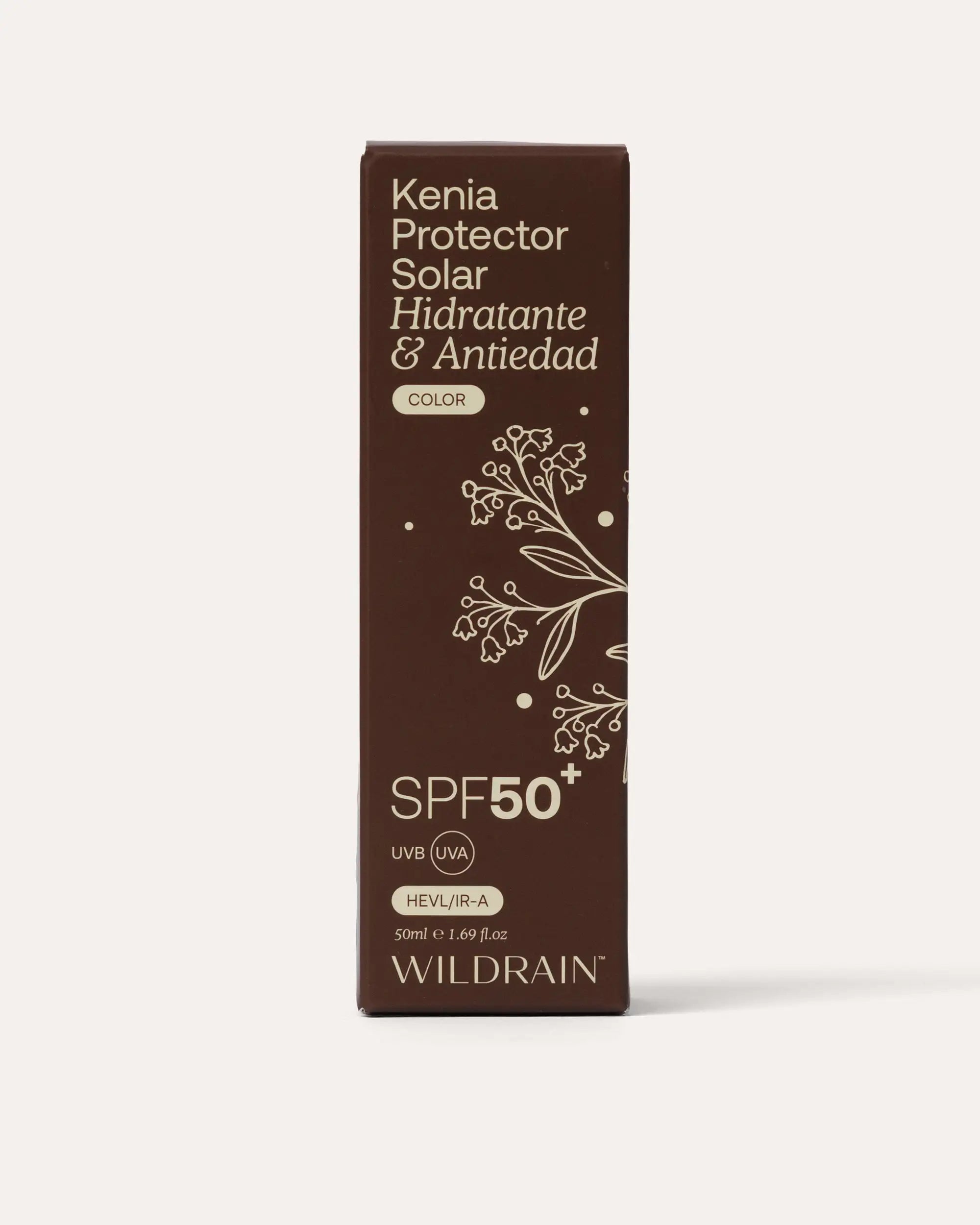 Kenia SPF 50+ | Fluido solar antiedad | Wild Rain Cosmetics