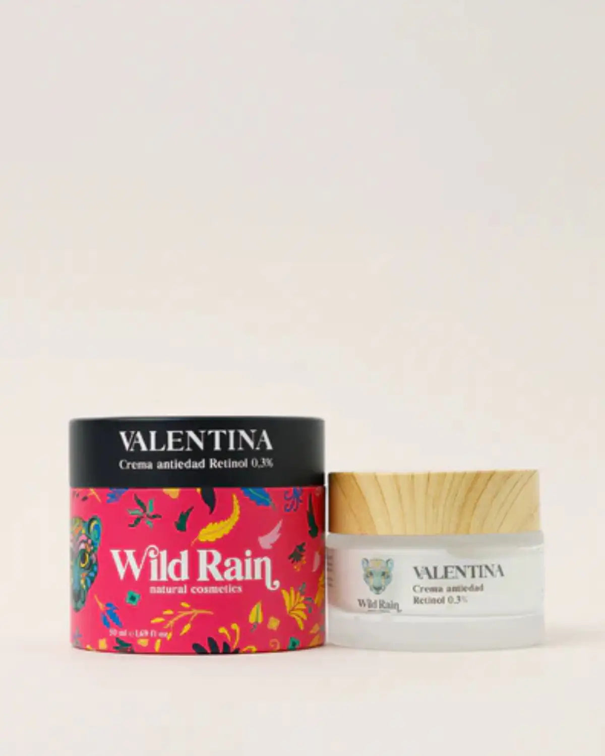 Crema facial de Retinol 0,3% Antiedad para Arrugas, Manchas y Textura de la Piel, VALENTINA