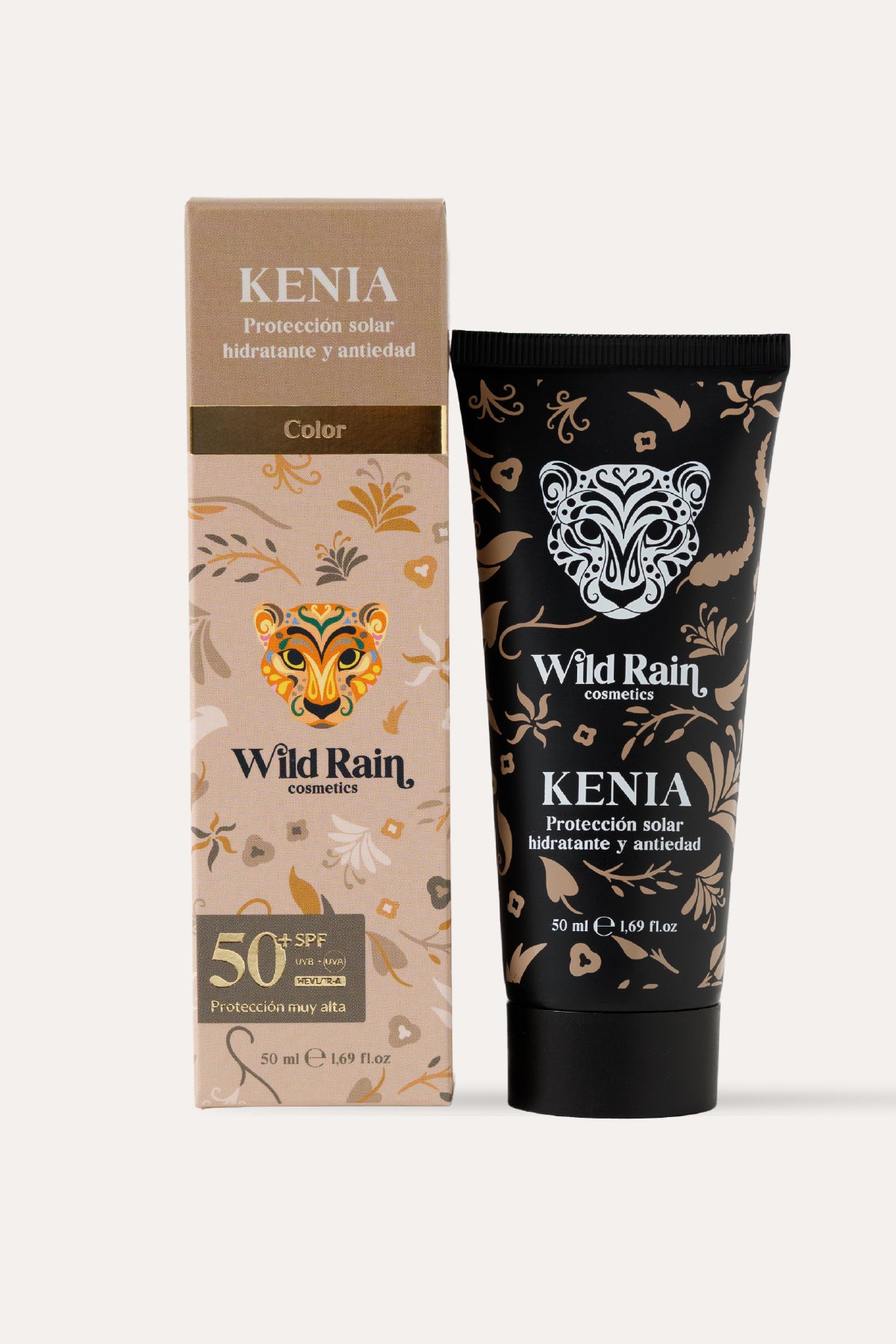 Protector Solar 50+ Color Kenia 50 ml / B2B