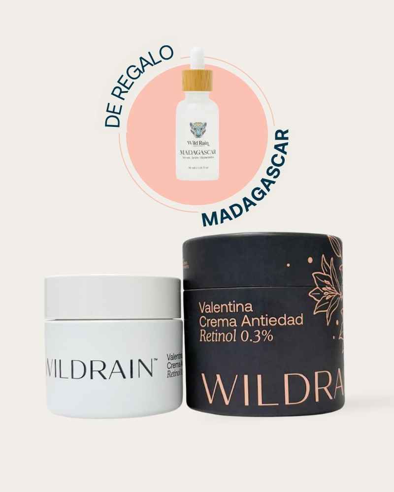 Crema facial de Retinol 0,3% Antiedad para Arrugas, Manchas y Textura de la Piel, VALENTINA